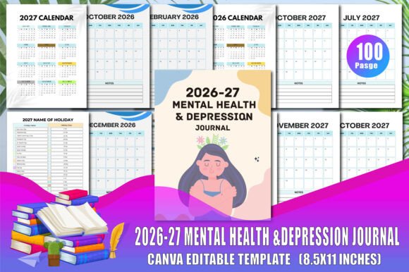 2026-27 Mental Health Depression Journal: A Practical Tool for Tracking and Managing Emotional Wellbeing