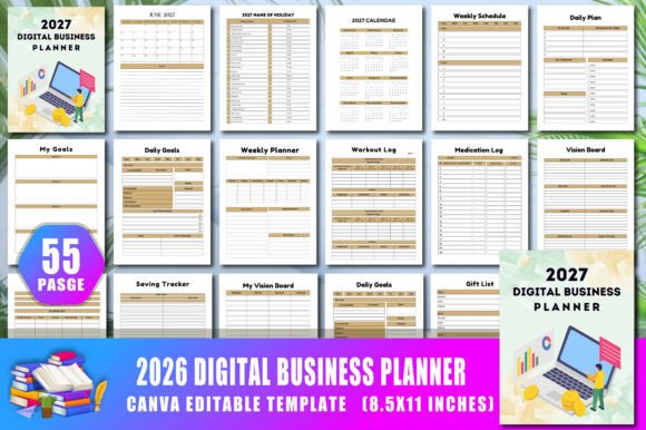 2027 Digital Business Planner: A Comprehensive Tool for Organizing Your Year Ahead