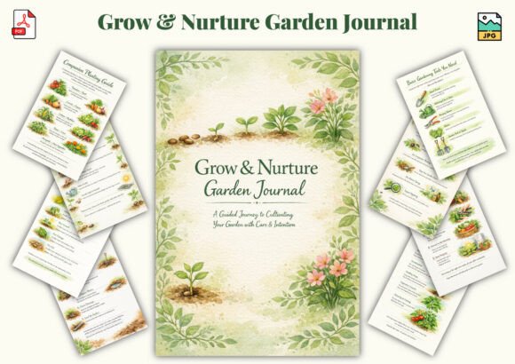 Grow Nurture Garden Journal: A Thoughtful Tool for Every Gardener