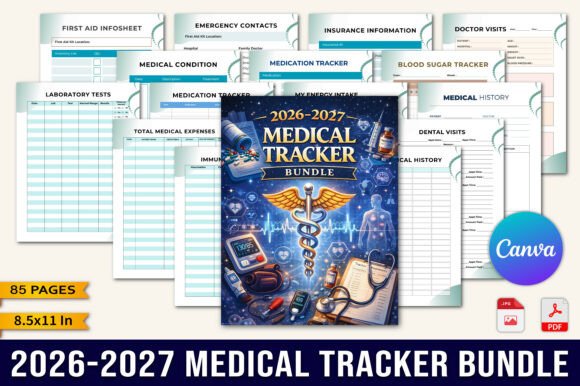 The 2026–2027 Medical Tracker Bundle: Your Ultimate Health Management Planner